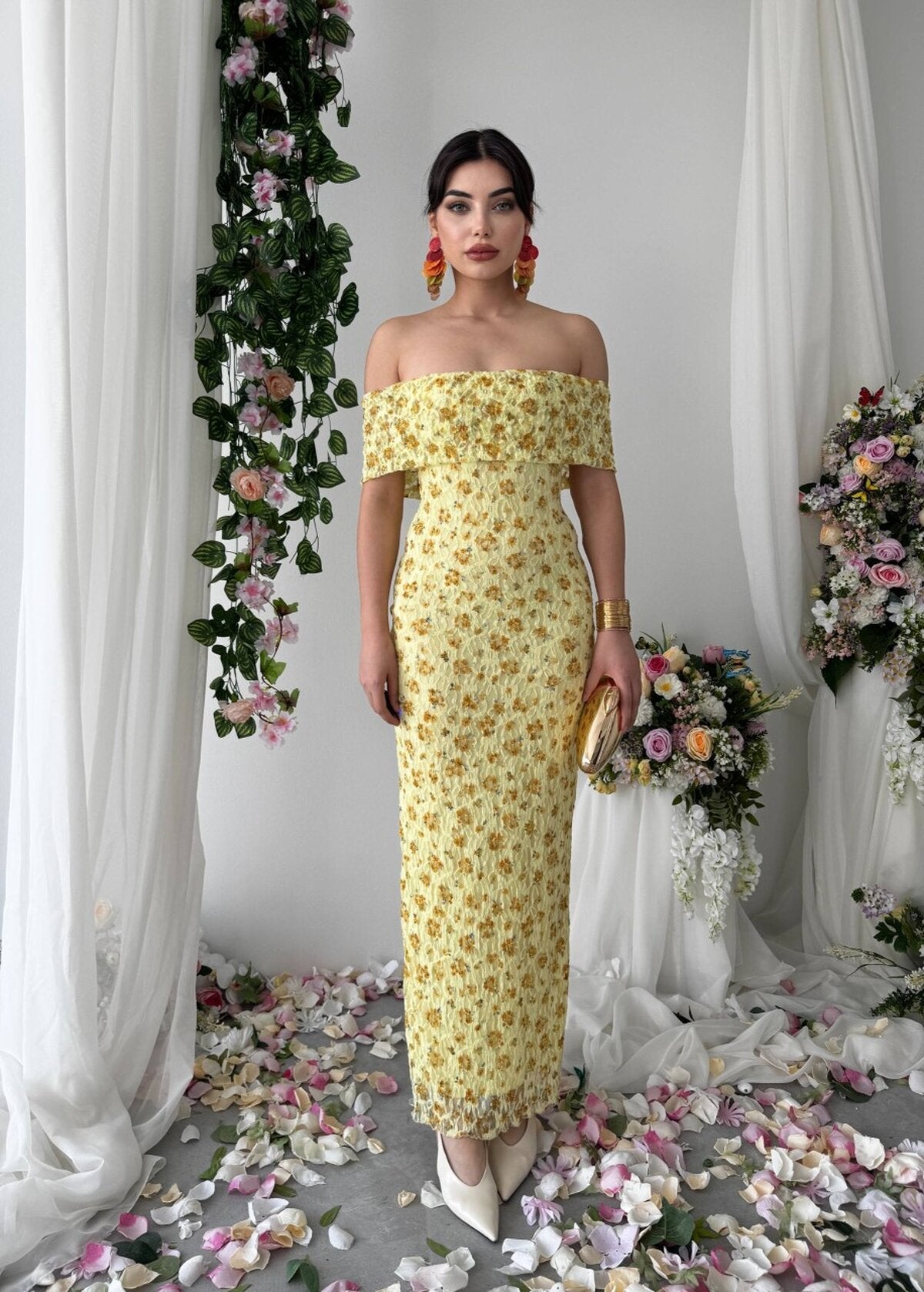 Rochie fără bretele Cesa