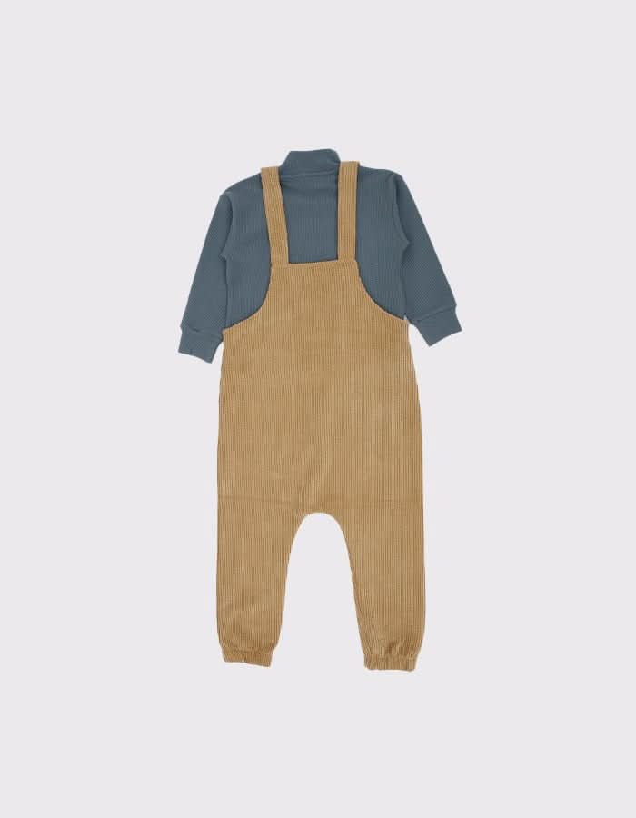 Çocuk Salopet Üst ve Badi 2’li Set | 3–9 Yaş | RG Brand | RG1431 - LİLA
