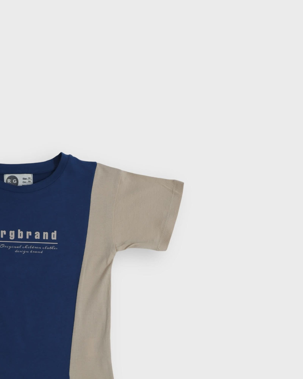 Çocuk Unisex Çok Renkli Tişört | 3–9 Yaş | RG Brand | RG1293 - LACİVERT