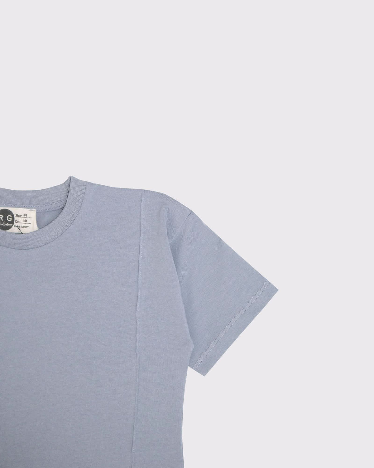 Çocuk Unisex Pamuk Şort ve Tişört Takımı | 3–9 Yaş | RG Brand | RG1544 - MAVİ