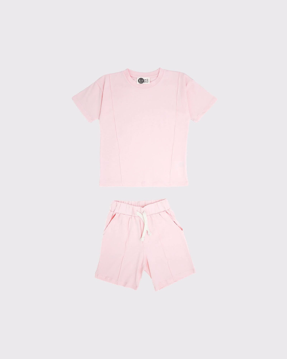 Çocuk Unisex Pamuk Şort ve Tişört Takımı | 3–9 Yaş | RG Brand | RG1544 - MAVİ