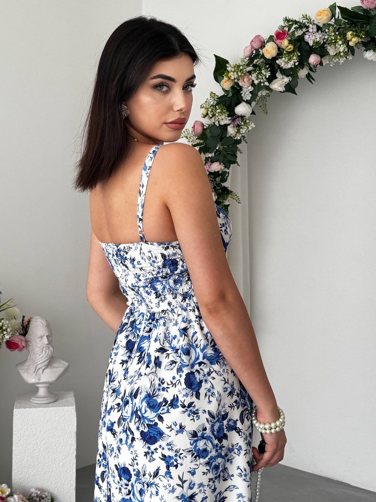 Delya İp Askılı Elbise