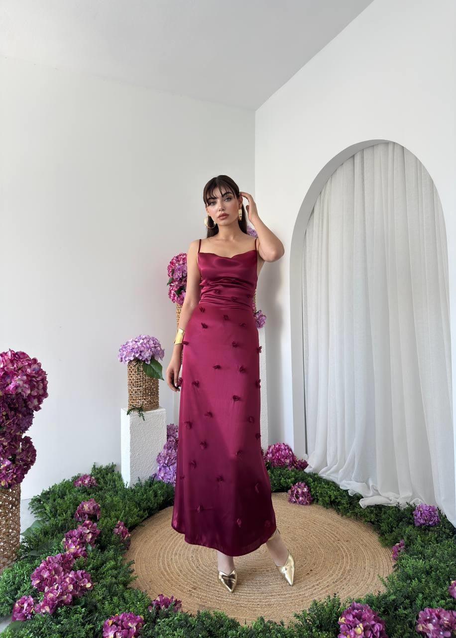 Rochie Dora cu detalii florale