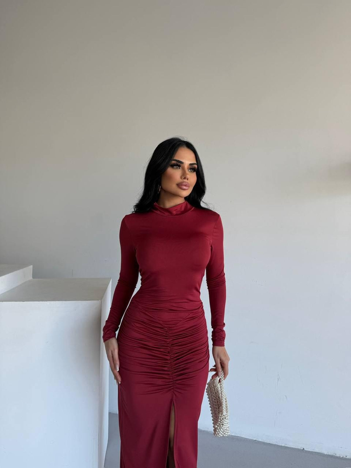 ROCHIE MAXI CUTĂ DRAPEU