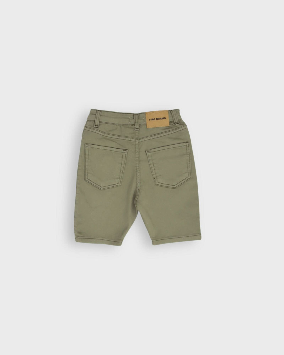 Genç Erkek Gabardin Şort | 9–15 Yaş | RG3338 - HAKİ