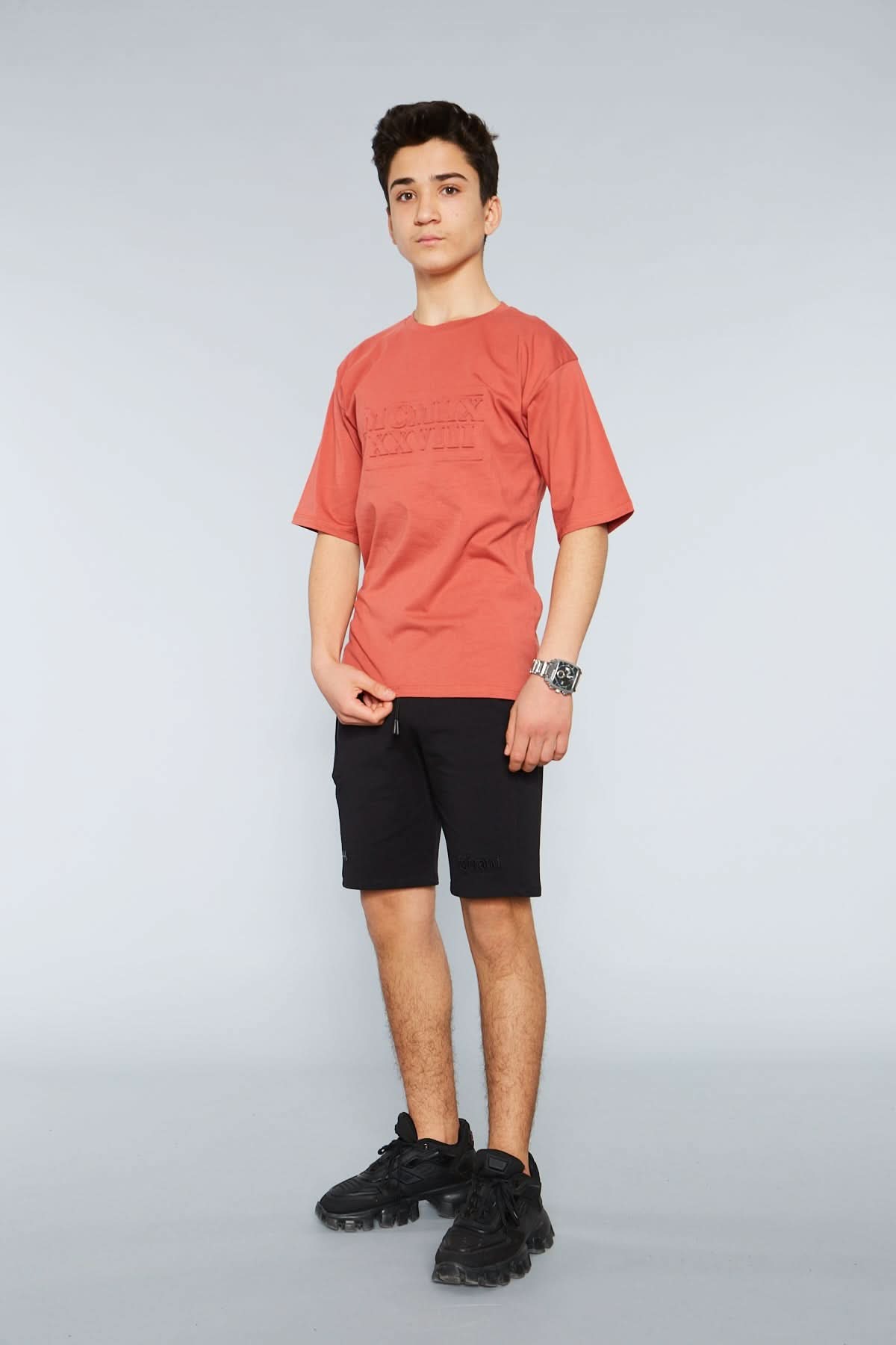 Teen Waffle Print T-Shirt | Ages 9-15 | RG Brand | RG3289 - TILE