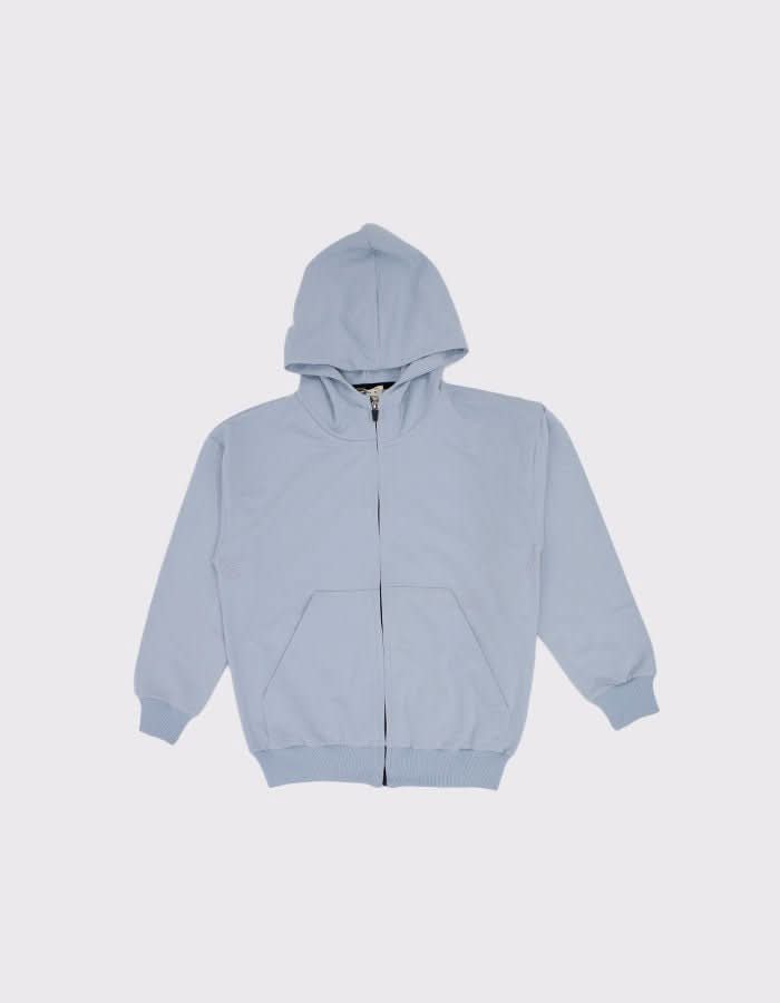 Genç Fermuarlı Kapüşonlu Sweatshirt | RG Brand | 9–15 Yaş | RG3258 - MOR