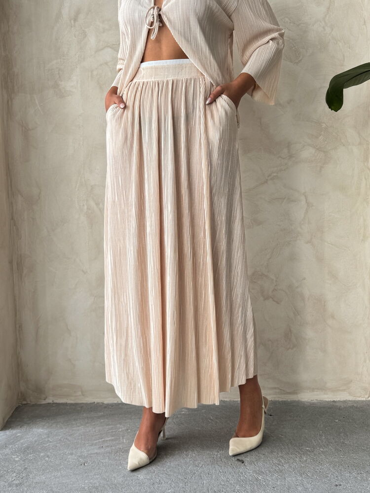 Long Skirt- Stone