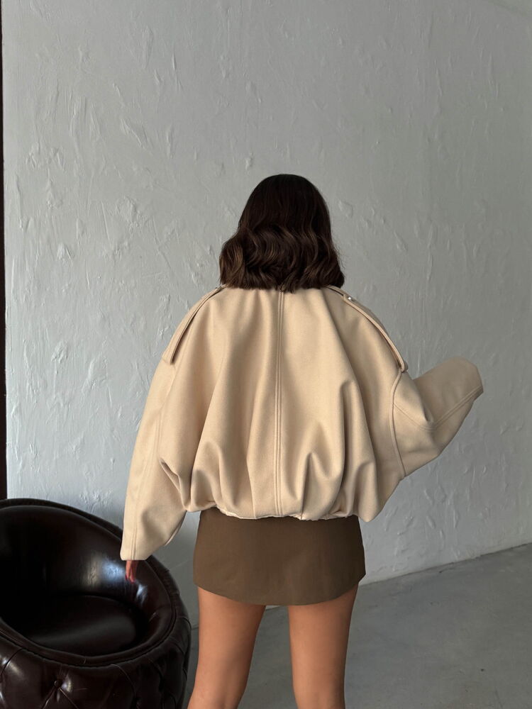Topshow Cachet Wholesale Coat - Stone | F2047
