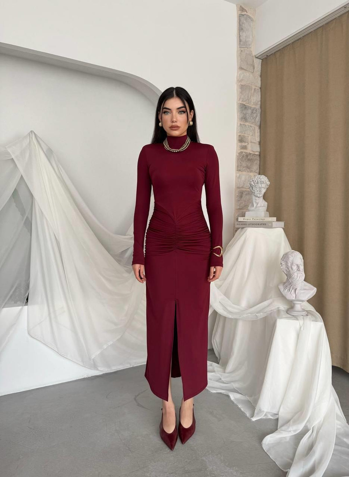 Rochie drapată Ferya