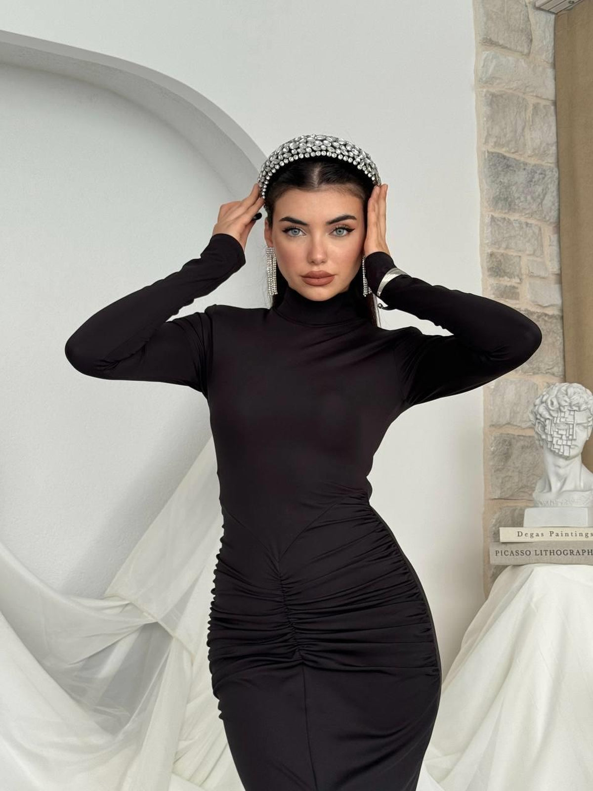 Ferya Büzgülü Elbise