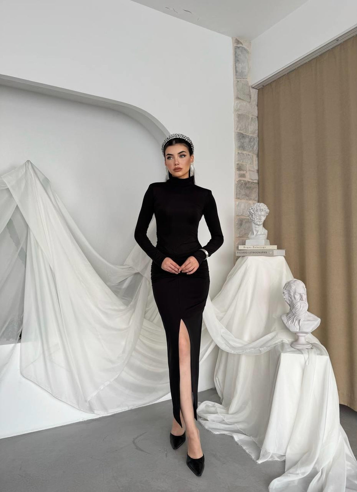 Ferya Büzgülü Elbise