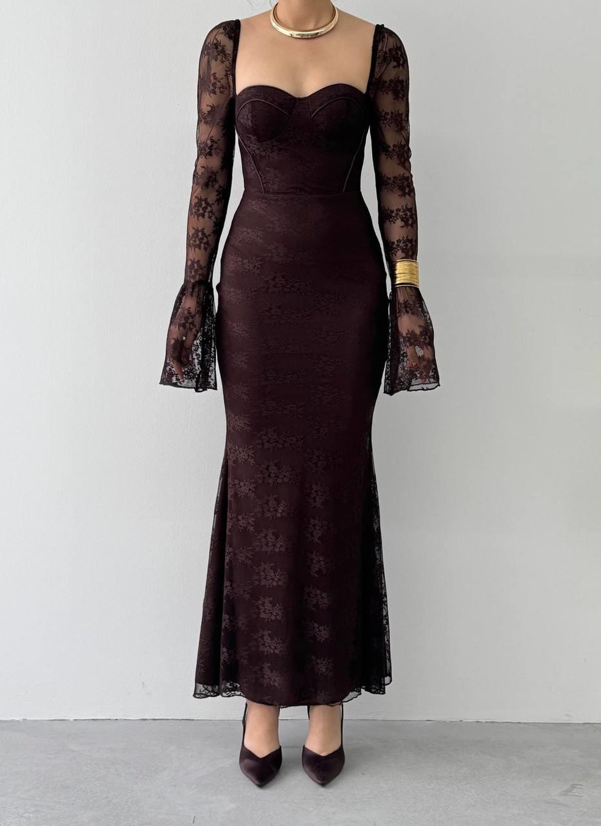 Rochie Midi Despuiată