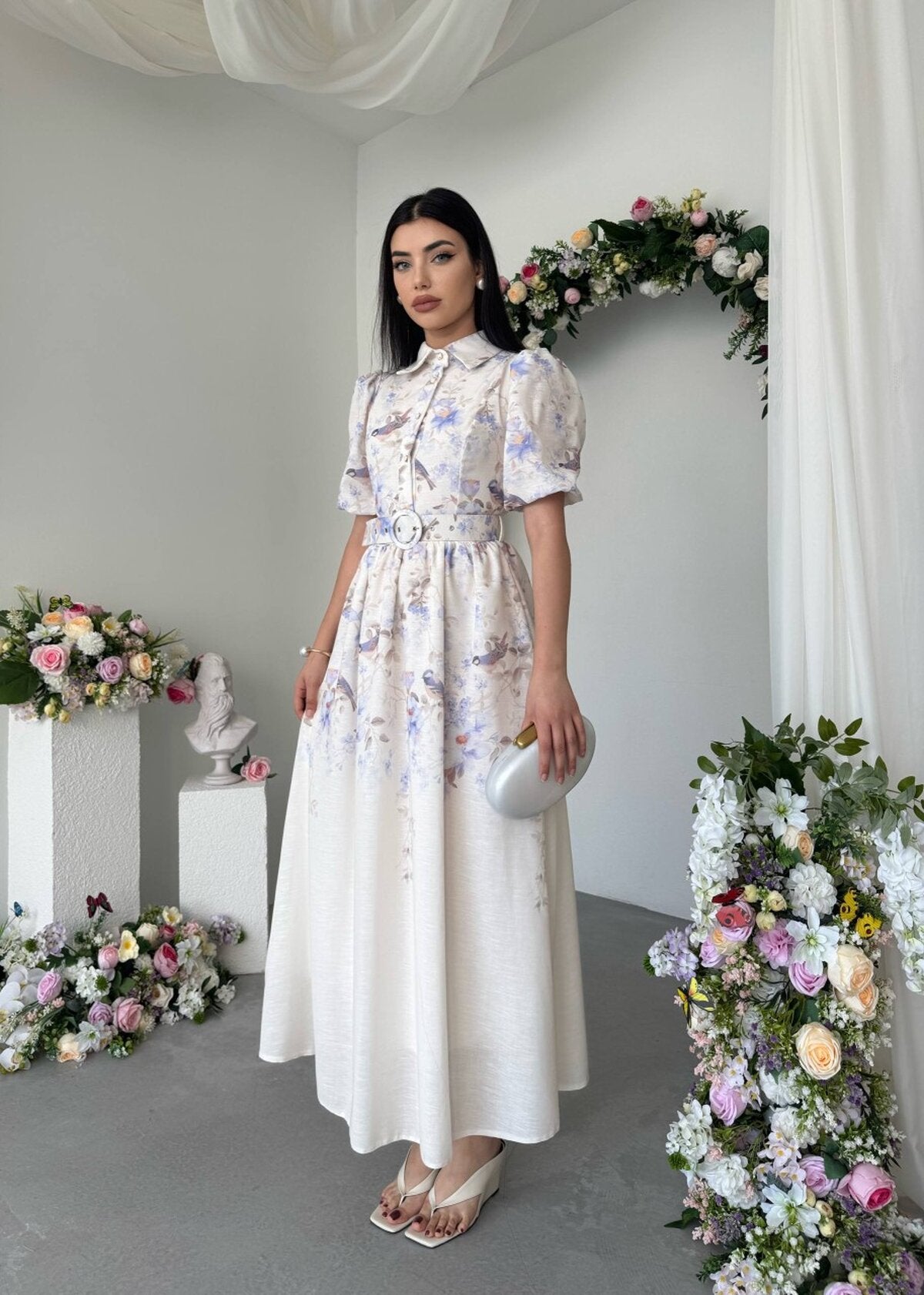 Rochie Gema Kemer Detaliată