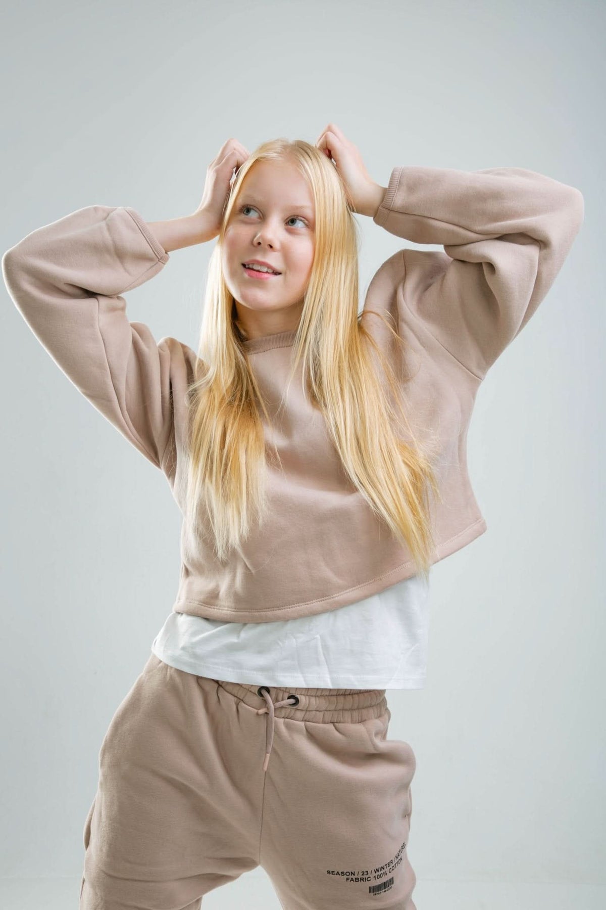 Genç Baskı Detaylı Sweatshirt | RG Brand | 9–15 Yaş | RG3308 - SİYAH