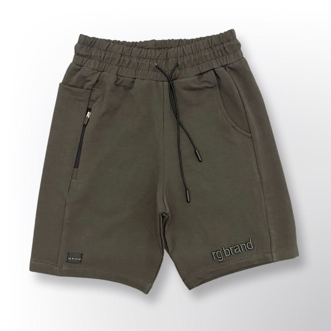 Genç Nakış Detaylı Spor Şort | 9–15 Yaş | RG Brand | RG3283 - LİLA