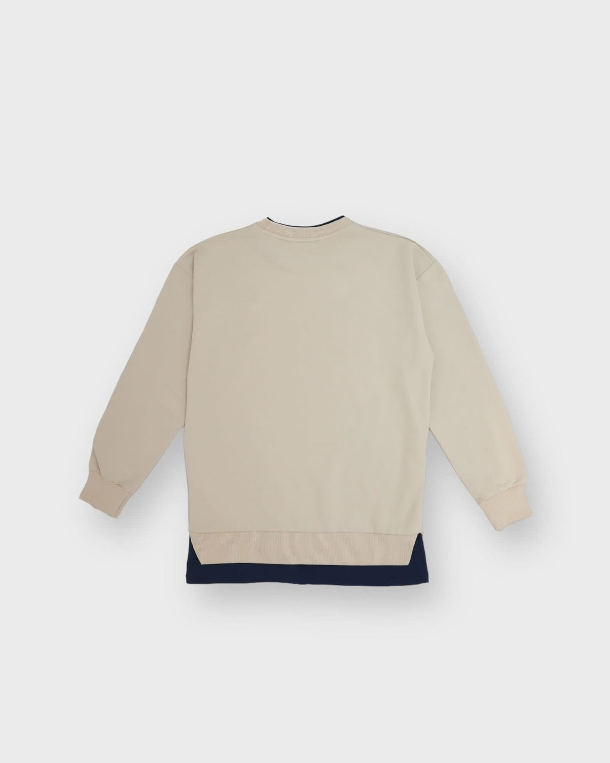 Genç Önü Baskılı Parça Detaylı Sweatshirt | 9–15 Yaş | RG Brand | RG3369 - KİREMİT