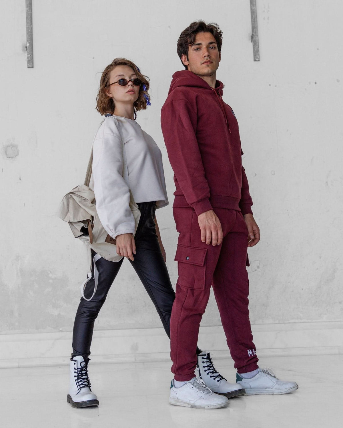 Genç Unisex Kapüşonlu Eşofman Takımı | 9–15 Yaş | RG Brand | RG3306 - PEMBE
