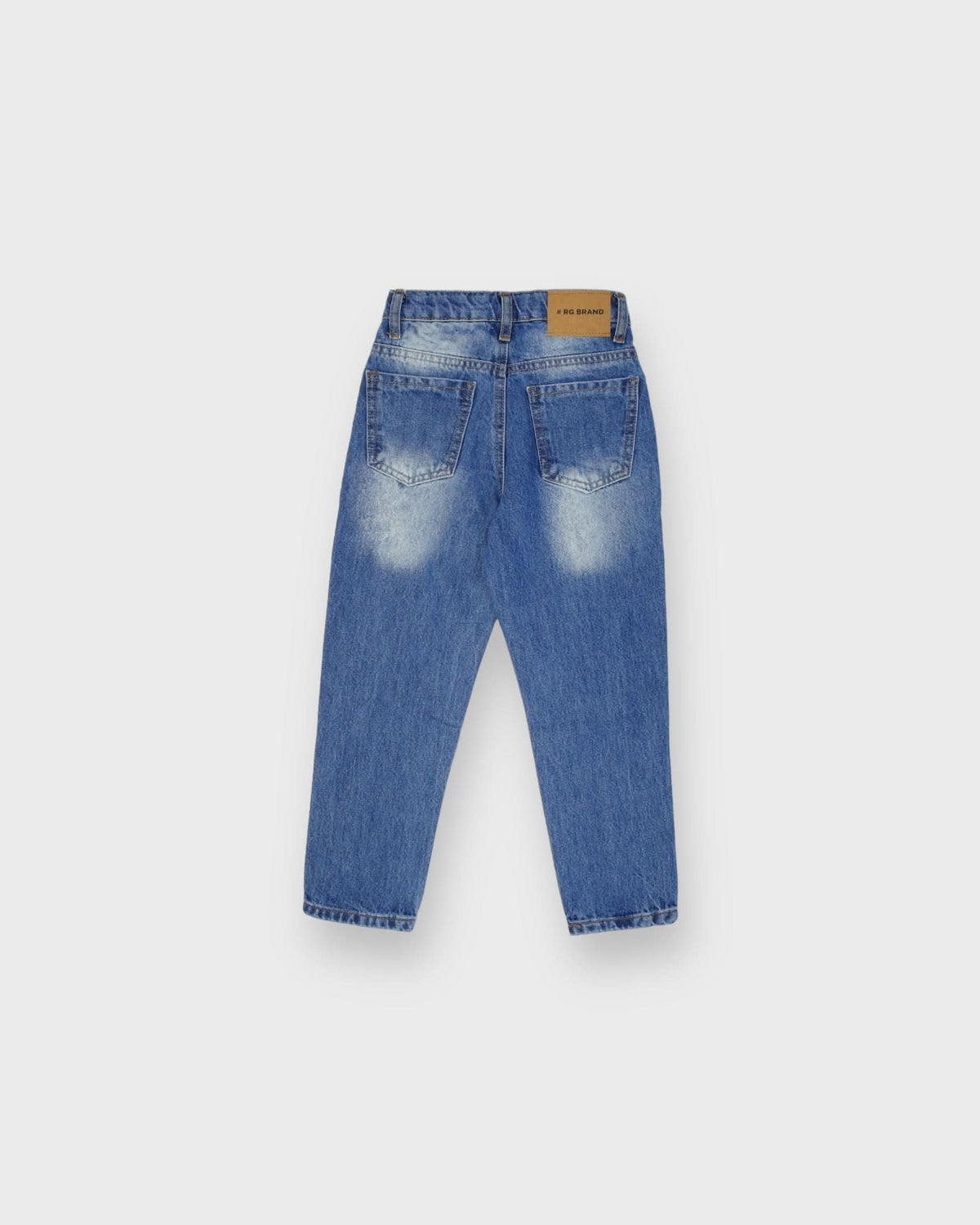 Genç Çocuk Regular Kesim Jean Pantolon | %100 Pamuk, Rahat Kesim | Kız & Erkek | 9–15 Yaş | RG3398 - SİYAH