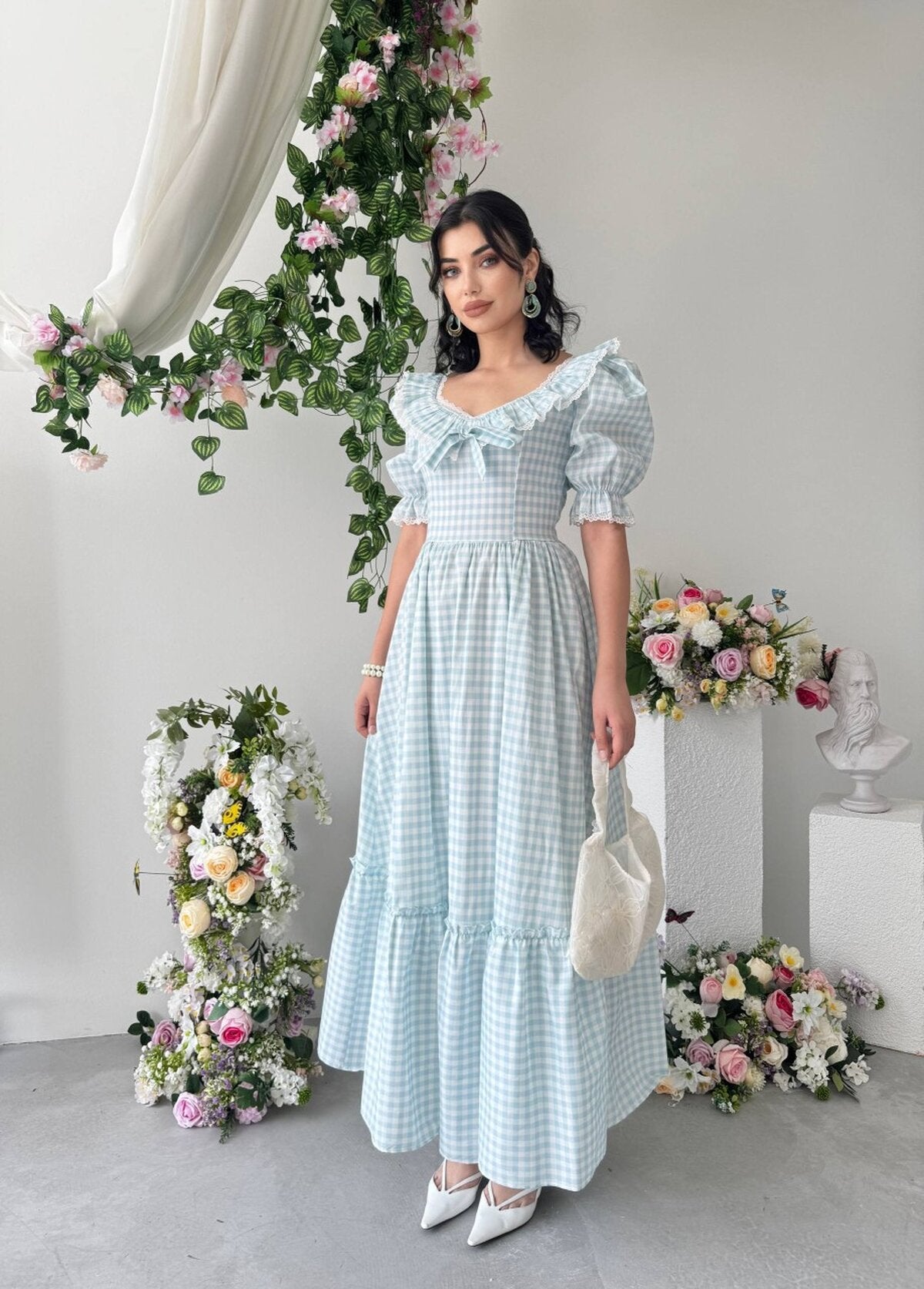 Rochie cu volane Geun