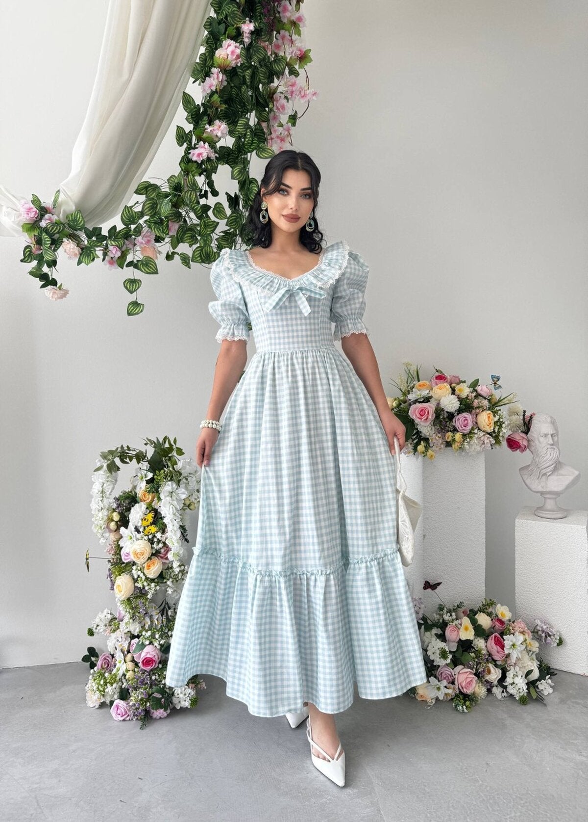 Rochie cu volane Geun