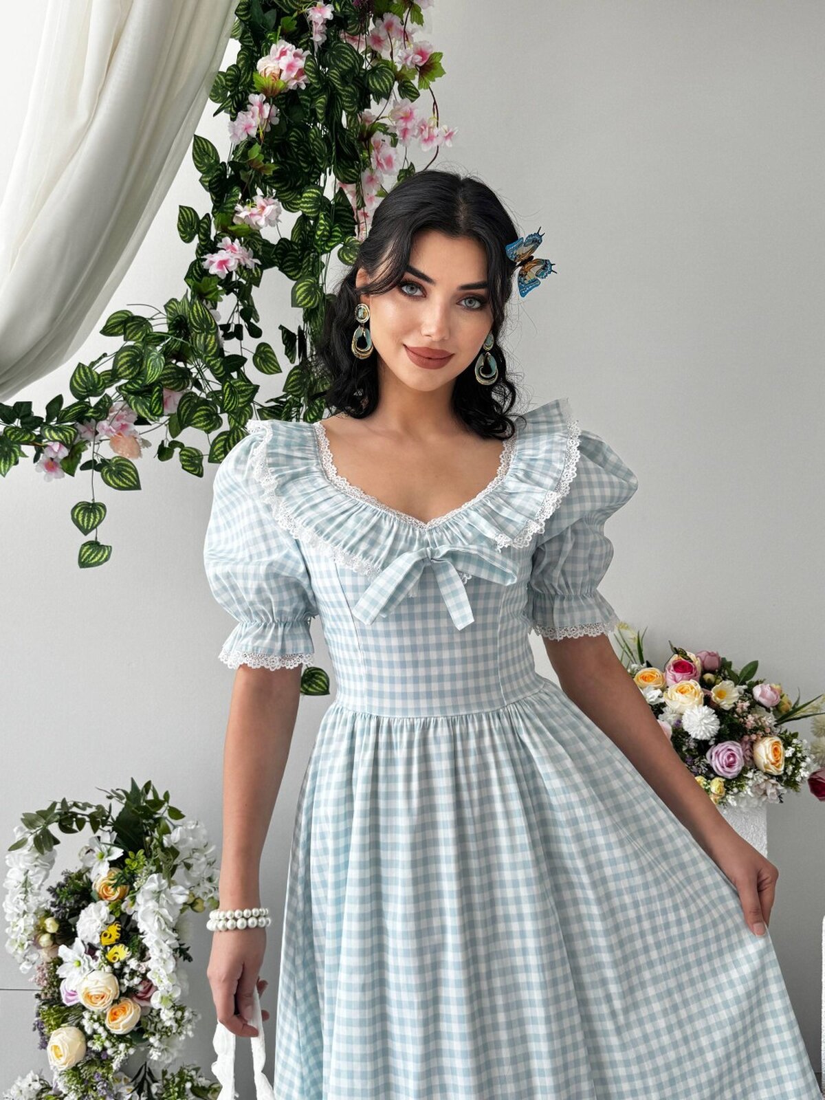 Rochie cu volane Geun