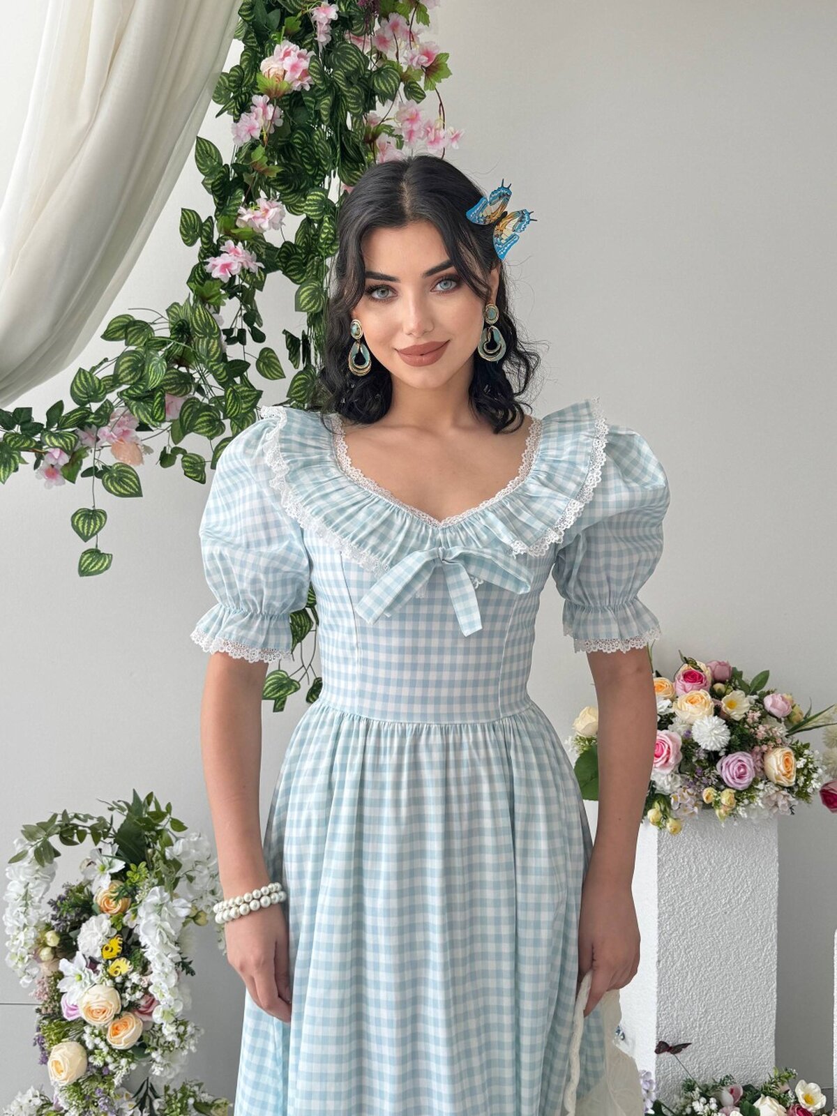 Rochie cu volane Geun