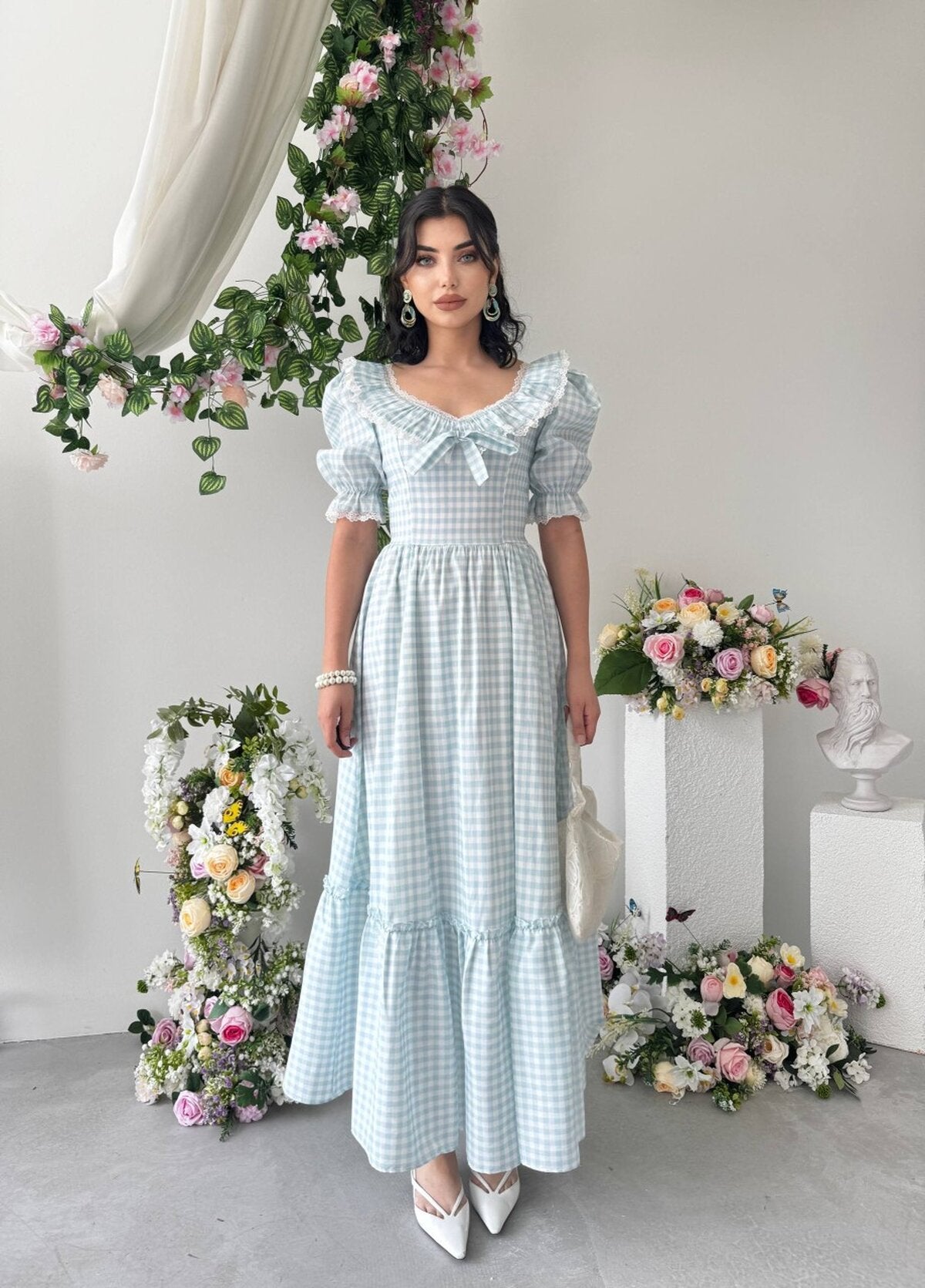 Rochie cu volane Geun