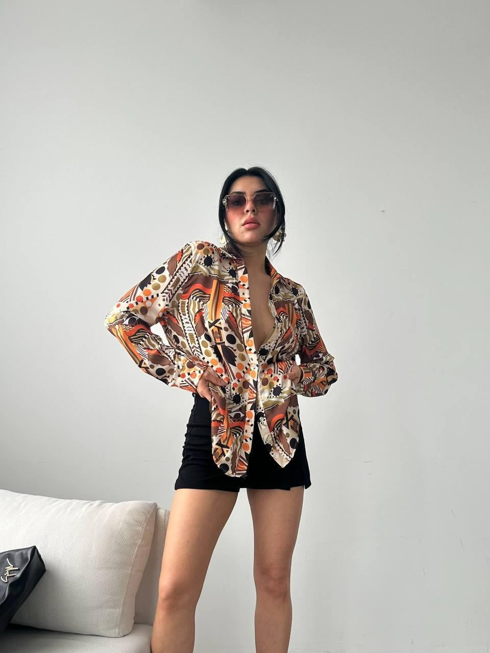 Cămașă oversize model