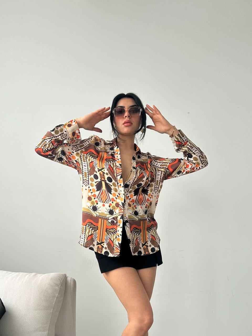 Cămașă oversize model