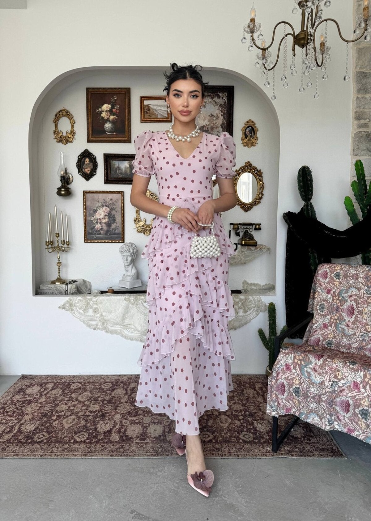 Rochie midi Henas