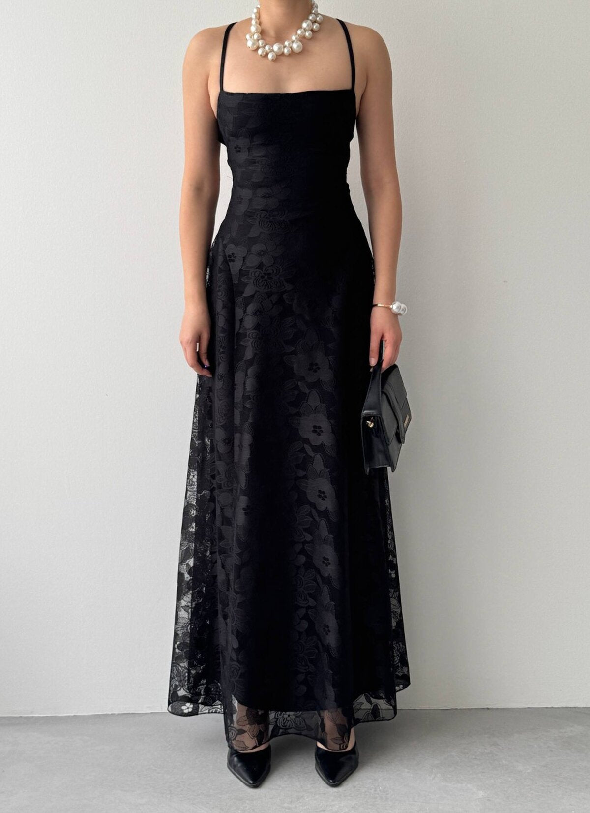Rochie cu spatele legat Husa