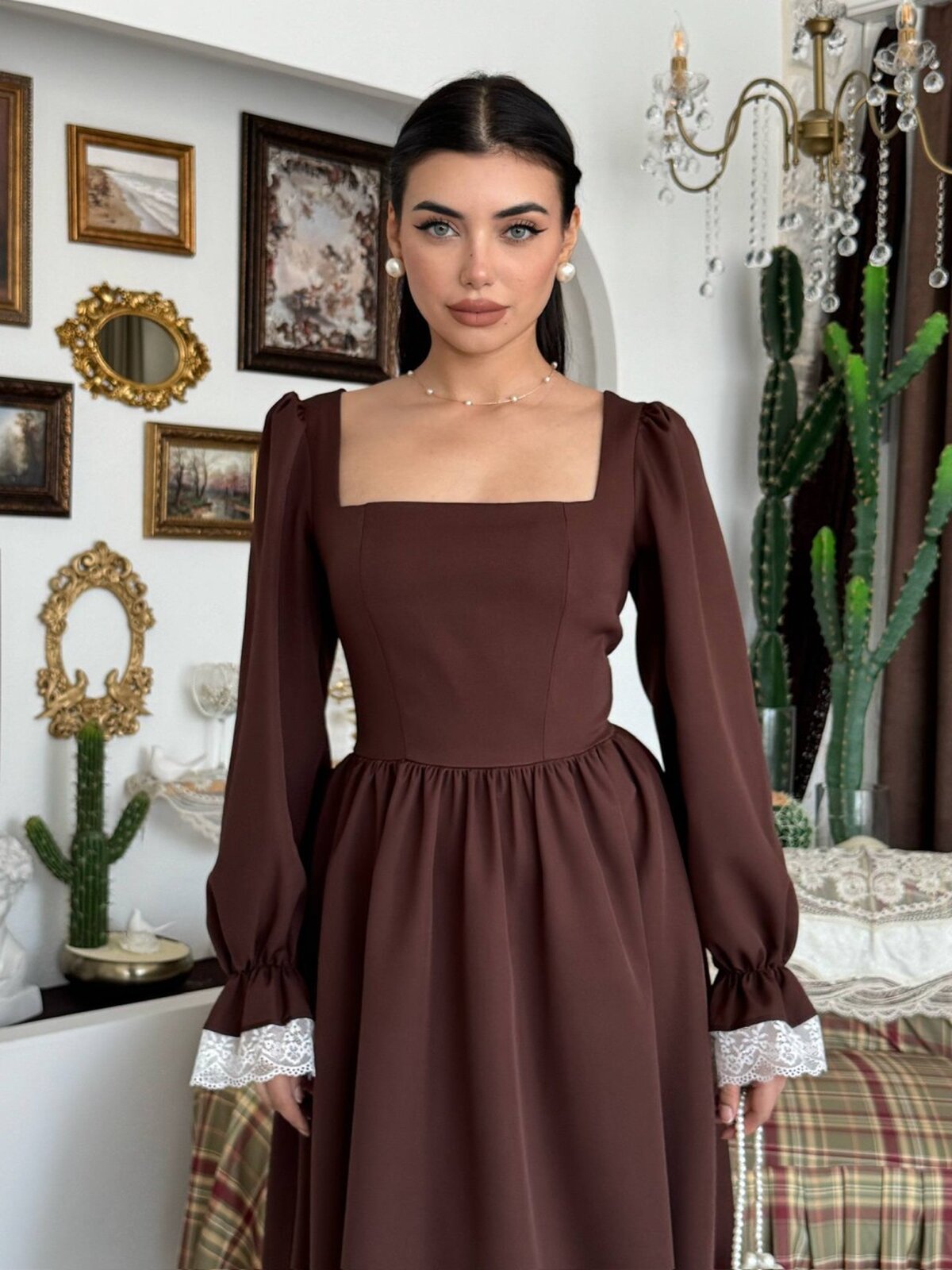 Rochie Huyno cu detalii din dantelă