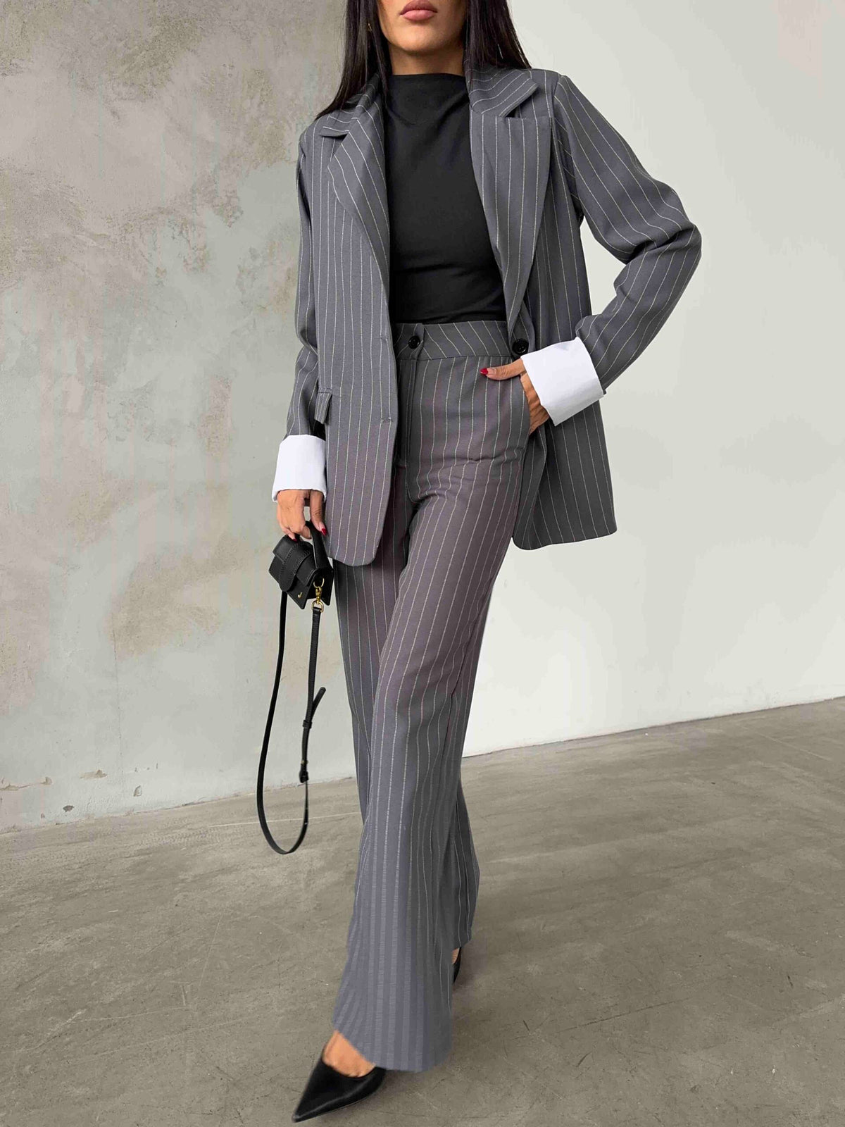 Jacket Trousers Suit - Anthracite