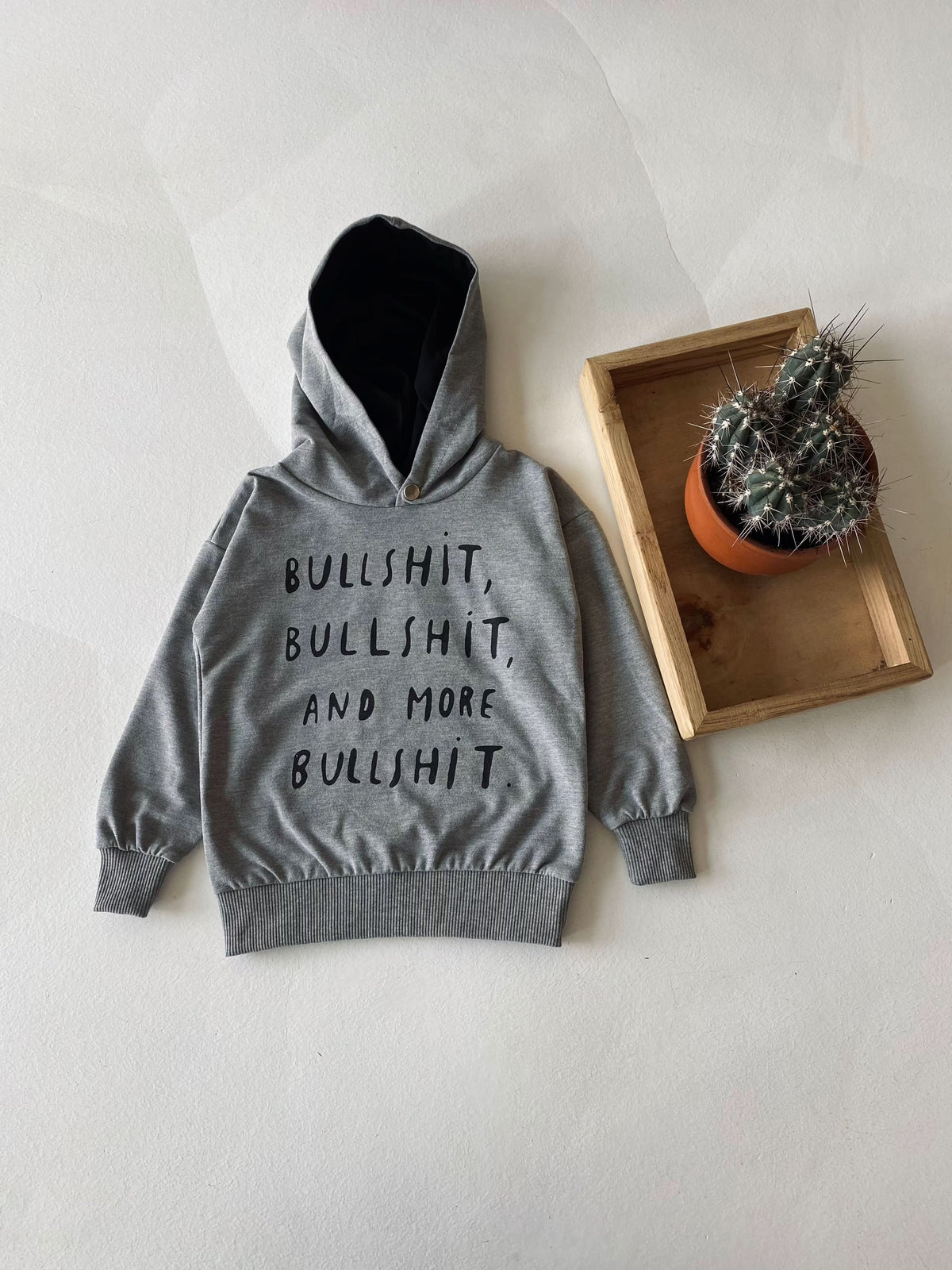 Çocuk Kapüşonlu Sweatshirt | 3–9 Yaş | RG Brand | RG1356 - GRİ