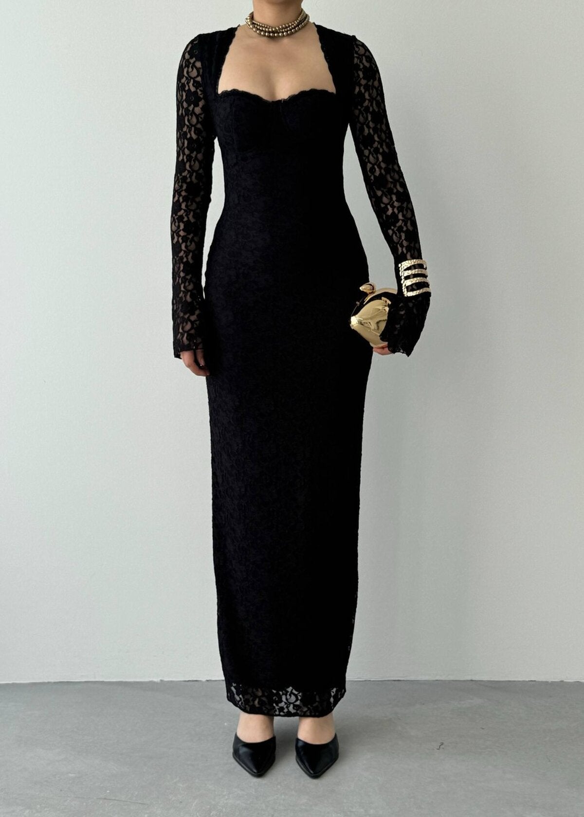 Jelon Midi Elbise