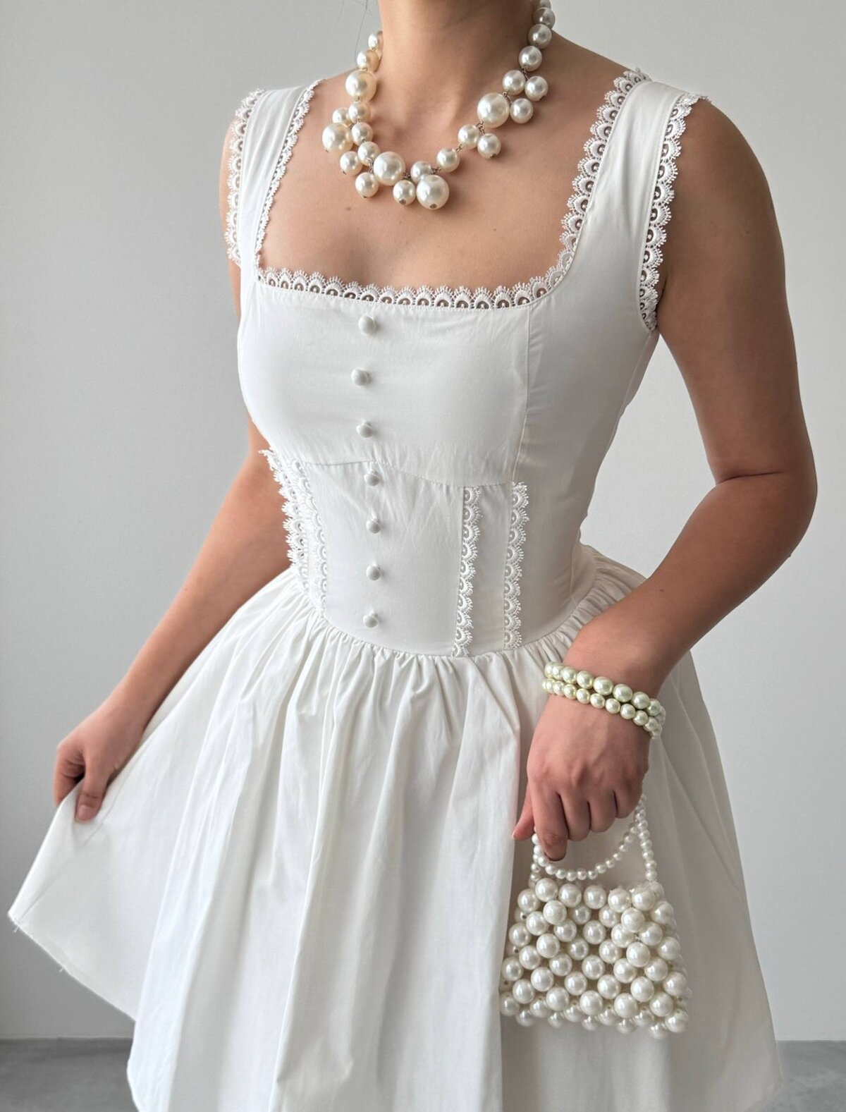 Rochie Joyo cu detalii nasturi