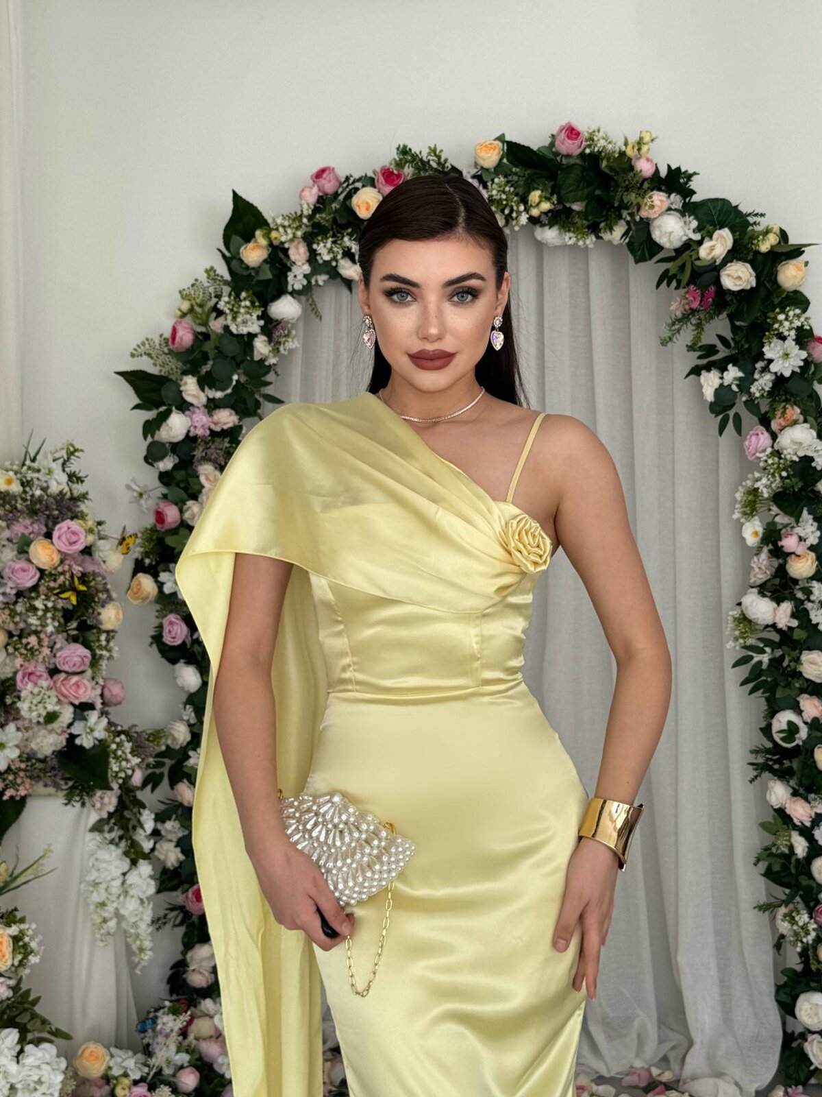 Rochie Junas cu detaliu cordon în talie