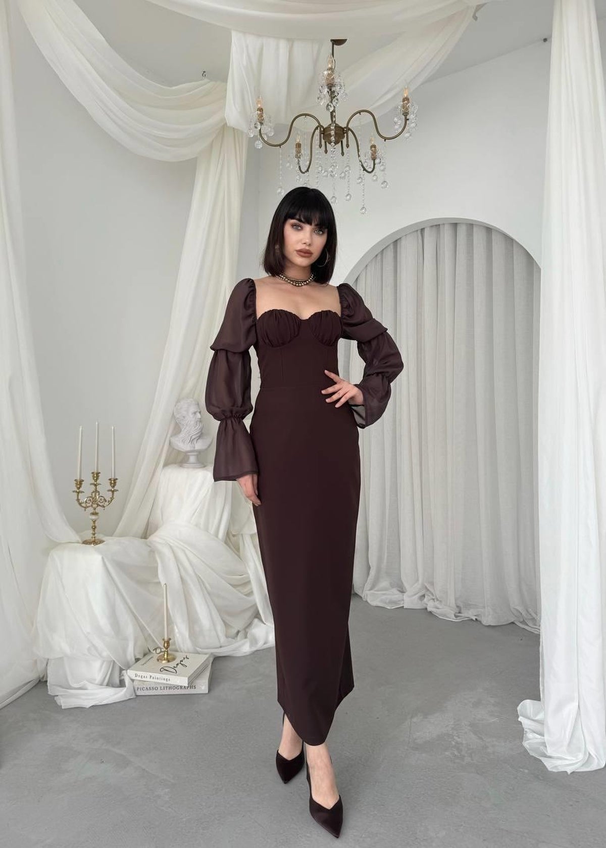 Rochie midi Kessy
