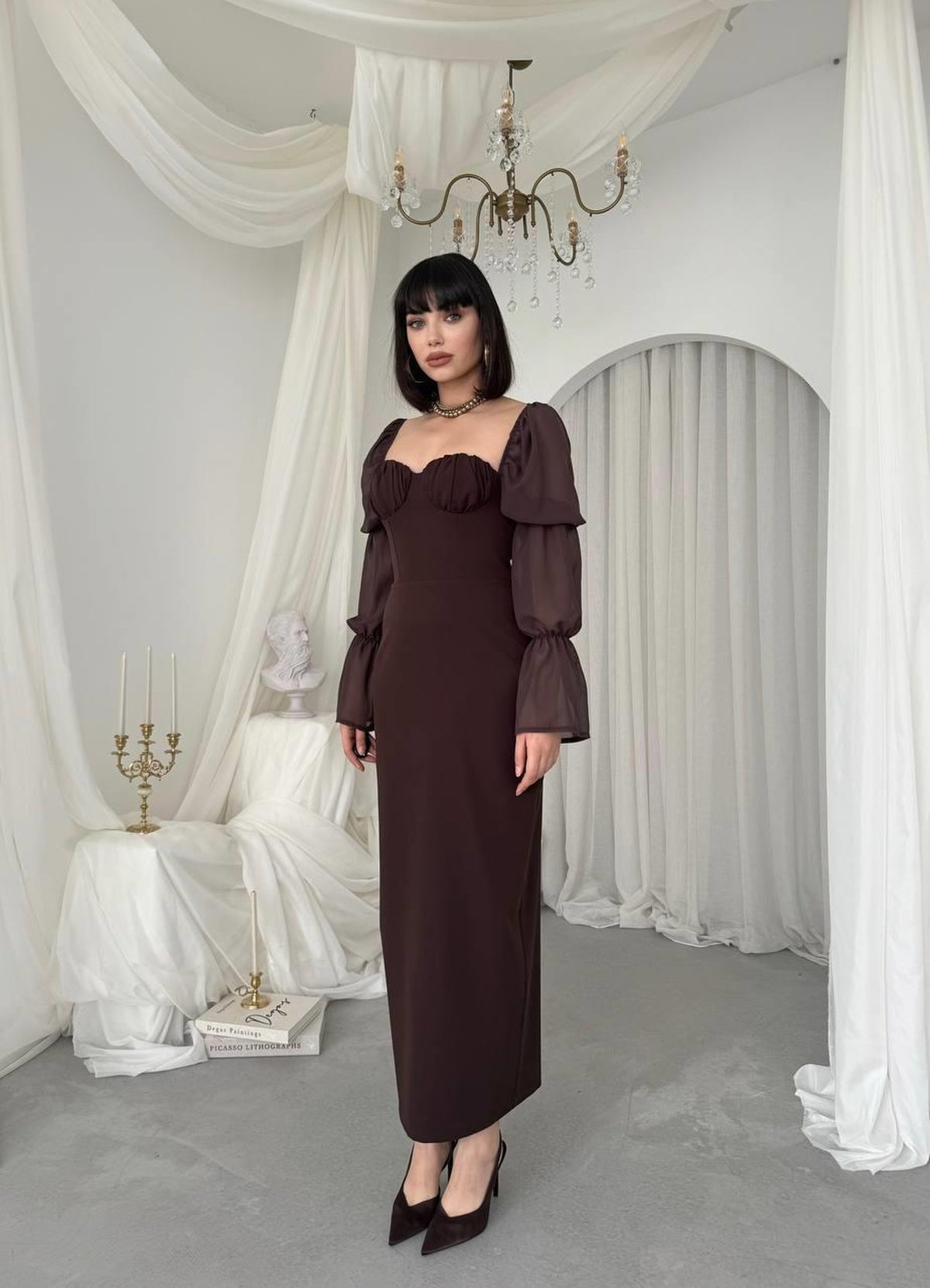 Rochie midi Kessy