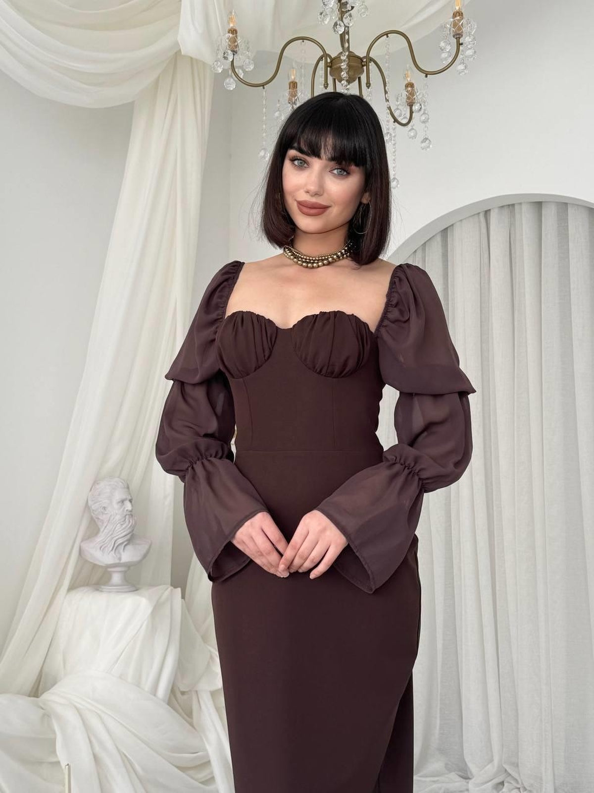 Rochie midi Kessy