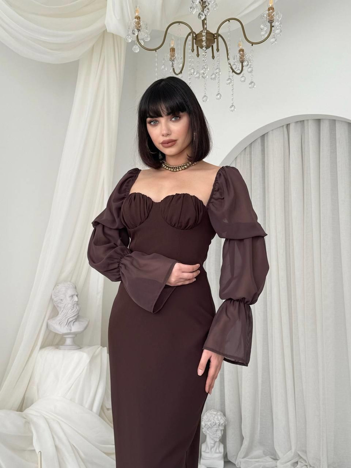 Rochie midi Kessy