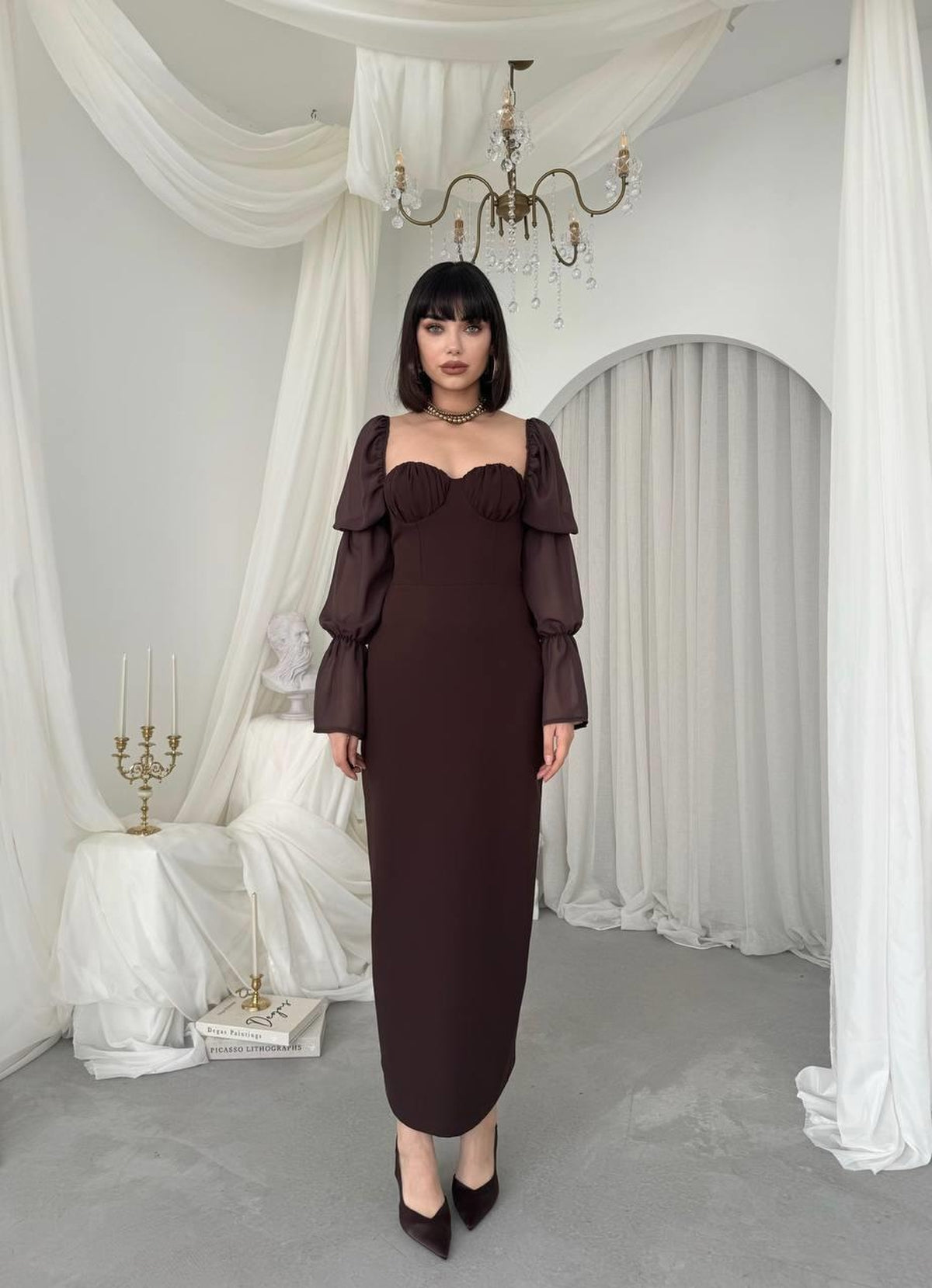 Rochie midi Kessy