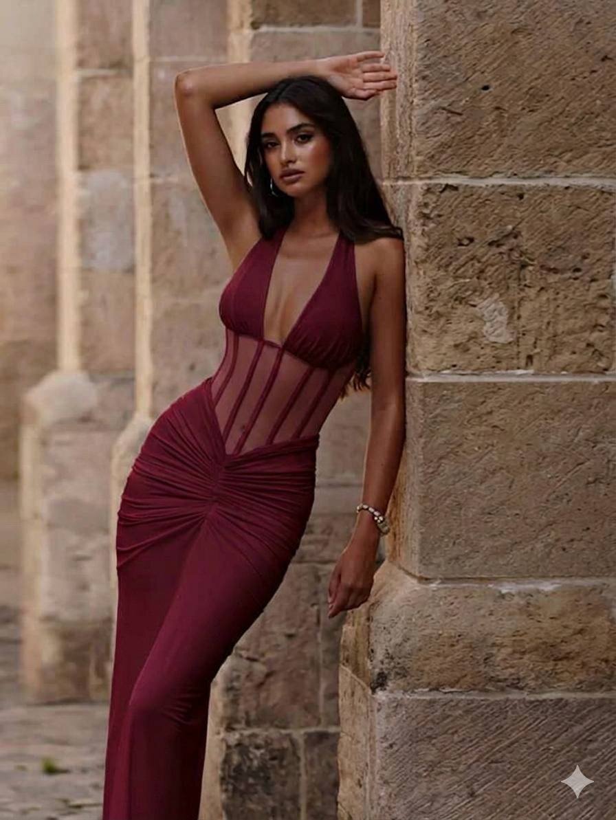 ROCHIE ELEGANTĂ CU DETALIU CORSET