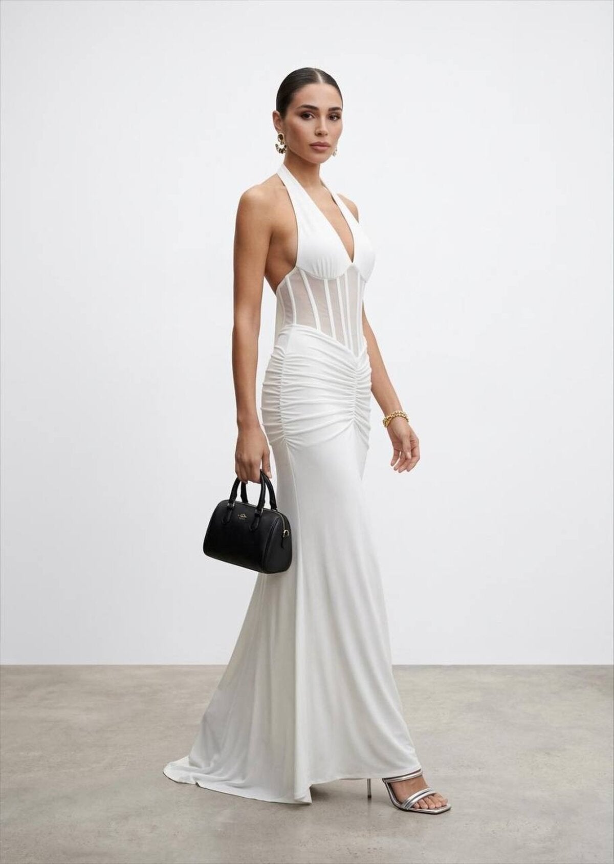 ROCHIE ELEGANTĂ CU DETALIU CORSET