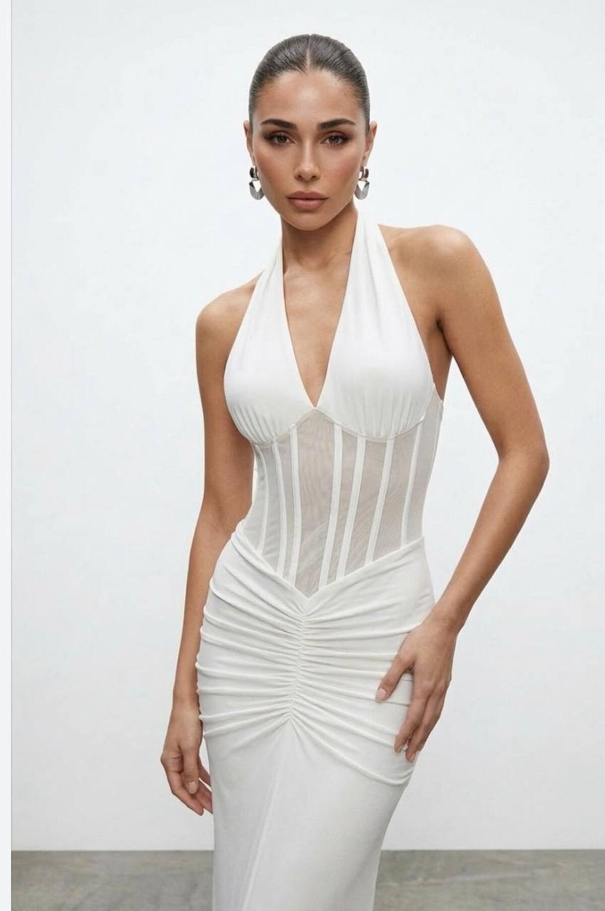 ROCHIE ELEGANTĂ CU DETALIU CORSET