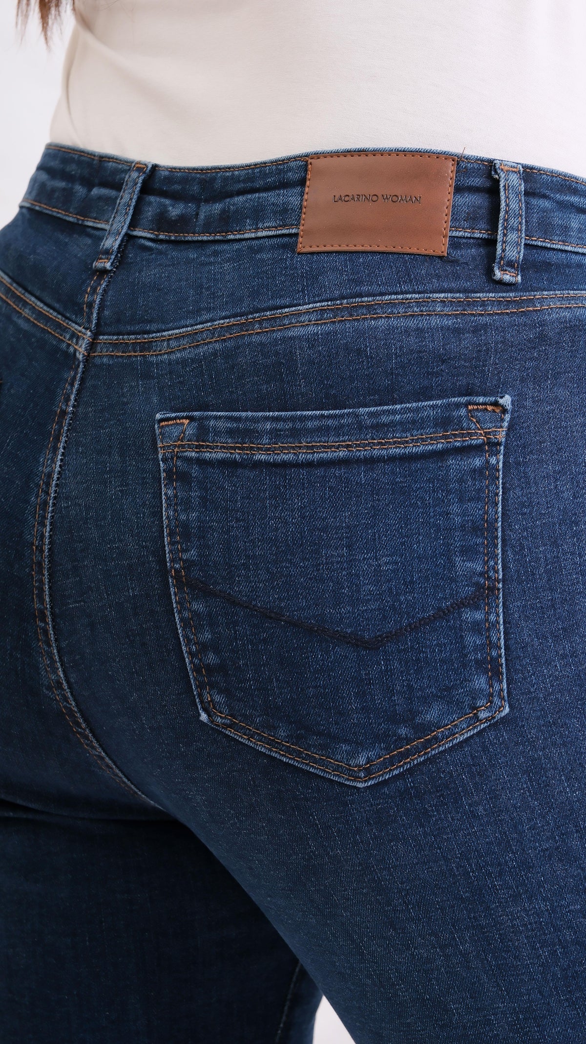 Yüksek Bel Boru Paça Battal Kesim Blue Jean Pantolon
