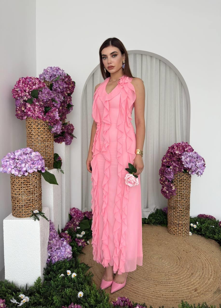 Rochie Lea cu volane