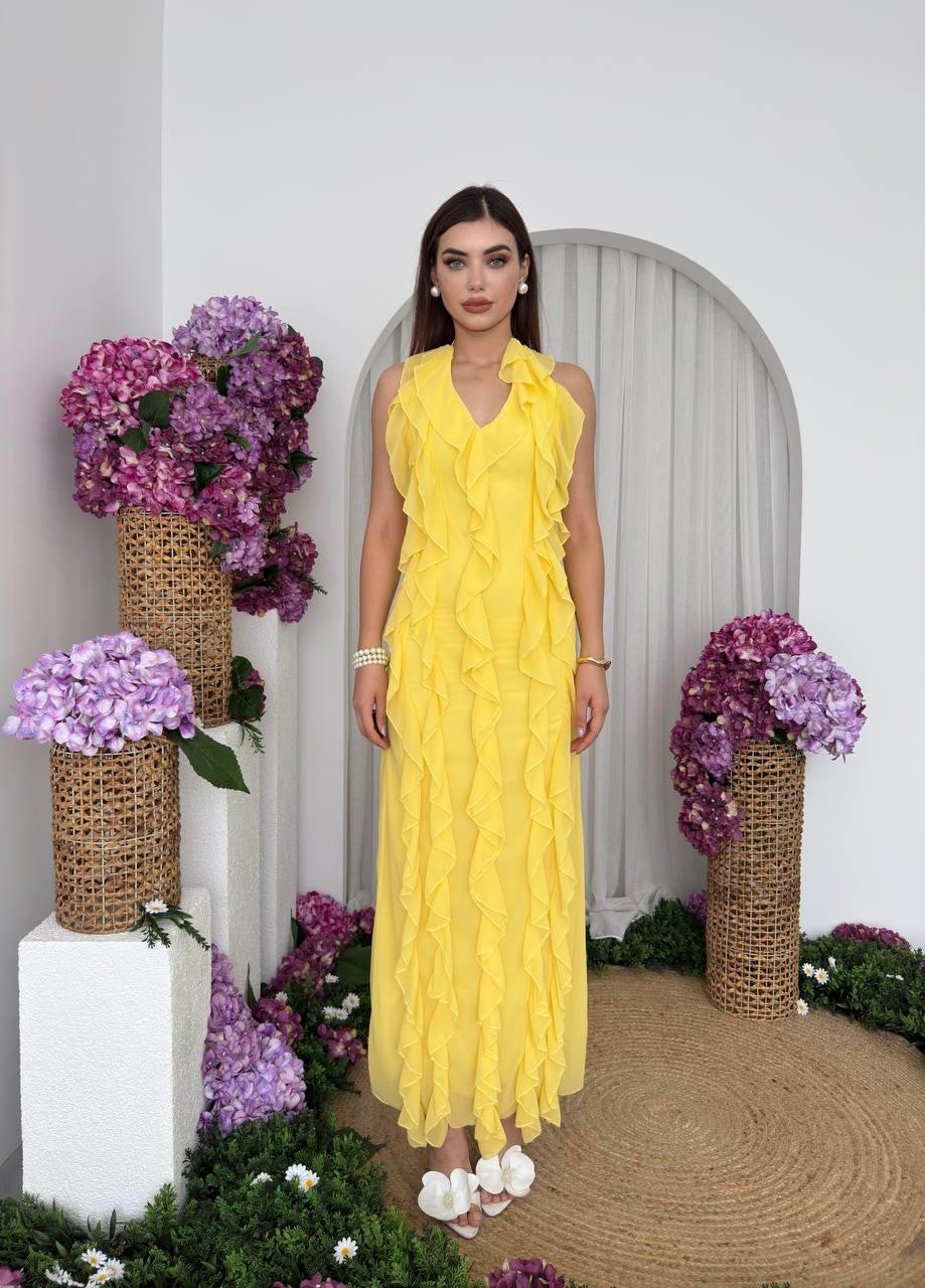 Rochie Lea cu volane