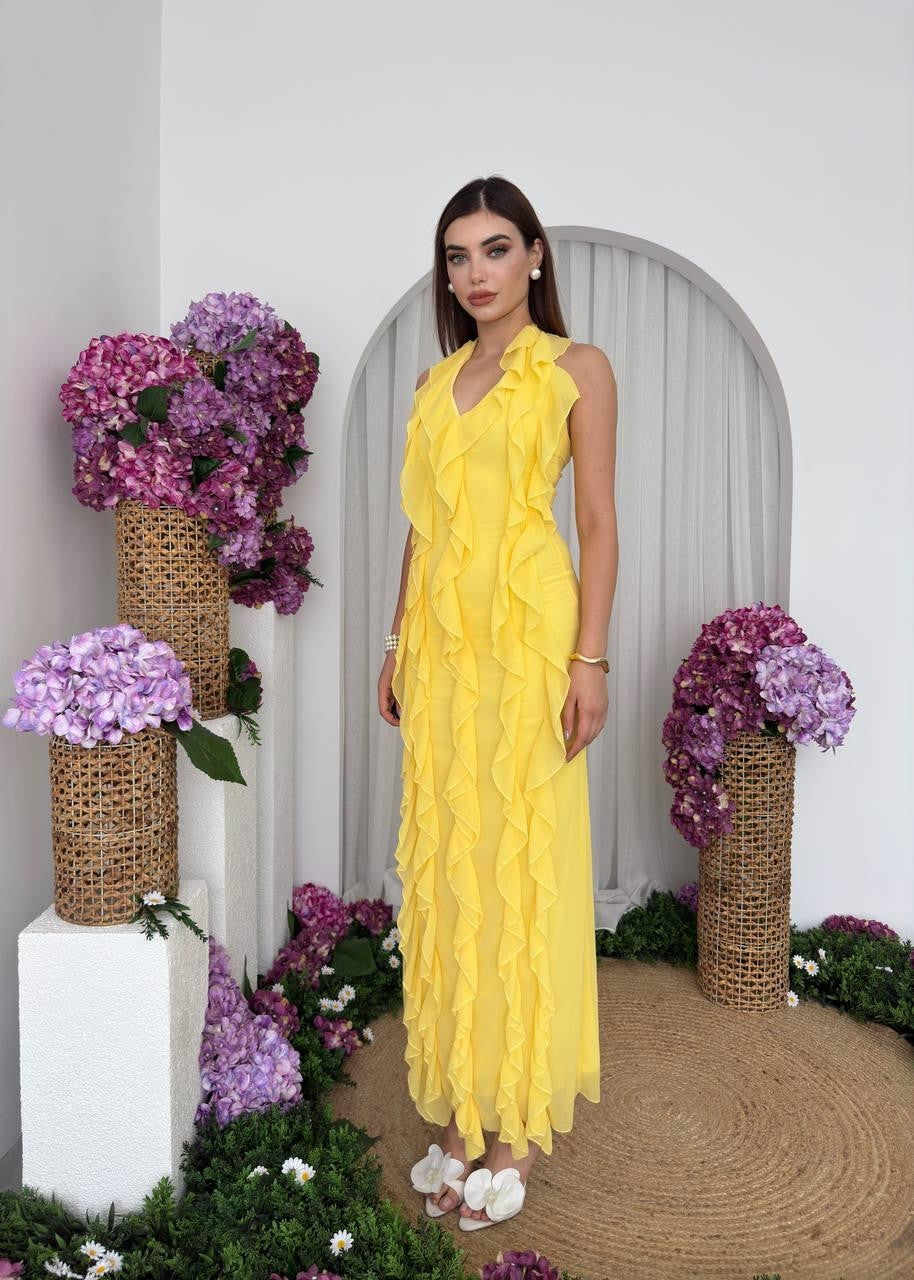 Rochie Lea cu volane
